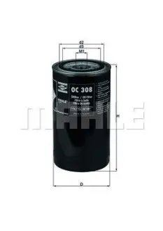 Масляный фильтр MAHLE / KNECHT OC308