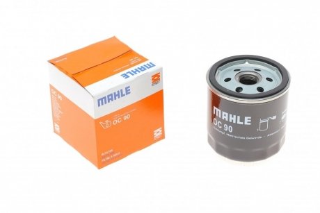 Фильтр масляный Opel 85-(benzin) (h=80mm) MAHLE / KNECHT OC 90