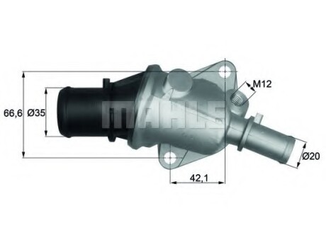 Термостат MAHLE / KNECHT TI 105 88