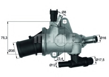 Термостат MAHLE / KNECHT TI 142 83