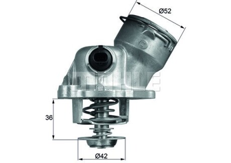 Термостат MB E-class (W212)/Vito (W639) MAHLE / KNECHT TM 29 100D