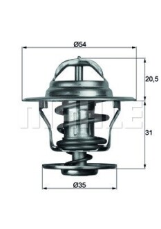 Термостат VW Golf 1.6-2.0i/1.9TDI -09/Audi A6 (C4) 2.0i 94-97 (71°C) MAHLE / KNECHT TX 13 71D