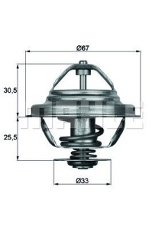 Термостат MAHLE / KNECHT TX 27 71 D