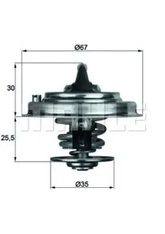 Термостат MAHLE / KNECHT TX 34 87 D