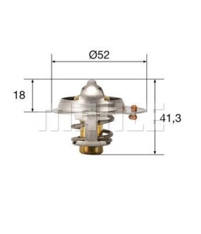 Термостат MAHLE / KNECHT TX 85 82