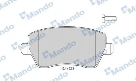 Гальмівні колодки до дисків MANDO MBF015179