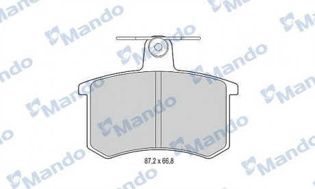 Гальмівні колодки до дисків MANDO MBF015365