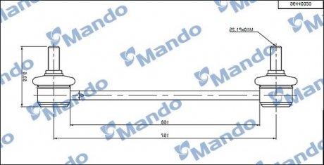 Тяга стабилизатора MANDO MSC010099