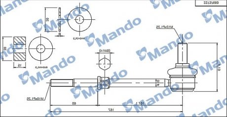 Стойка стабилизатора MANDO MSC010100