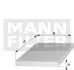 Фильтр салона MANN CU50001 (фото 2)
