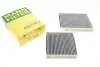 Фільтр салону Citroen C3 09-/C4 Cactus/Peugeot 2008 13-/207 06-15/208 12- (к-кт 2шт.) (вугільний) MANN CUK 21 000-2 (фото 1)