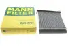 Фільтр салону Mitsubishi Grandis 04-11/L200 06-15/Lancer/Outlander 03-08/Pajero Sport 08- (вугільний) MANN CUK2231 (фото 1)