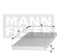 Фільтр салону MANN CUK26019