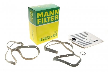 Фільтр АКПП BMW 5 (E39)/7 (E38)/X5 (E53) M52/M57/M62 94- (з прокладкою) MANN H 2522 X KIT