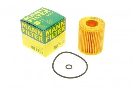 Фильтр масляный Mazda 6 1.8-2.5 02-13/Ford Mondeo 1.8-2.0 00-15 MANN HU 711 X