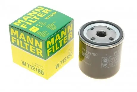 Фільтр масляний Saab 90/900/9000/99 -09 MANN W 712/80