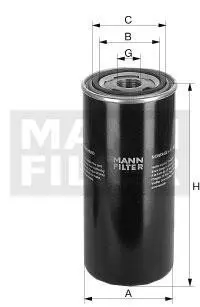 Фильтр масляный Kaeser MANN WD962/14