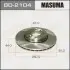 Диск гальмівний передній Nissan Micra (02-10), Note (06-16) (Кратно 2 шт) MASUMA BD2104 (фото 1)