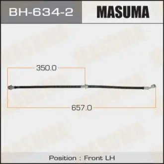 Шланг гальмівний MASUMA BH6342