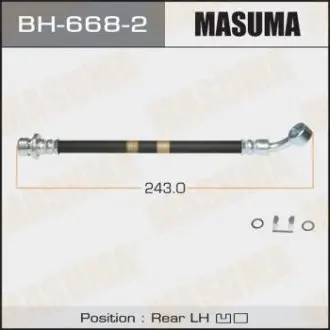 Шланг гальмівний MASUMA BH6682
