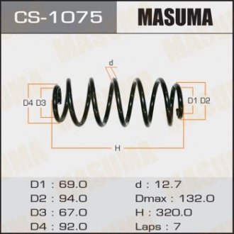 Задня пружина Toyota Auris, Corolla (06-13) MASUMA CS1075