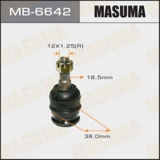 Опора кульова переднього важеля Subaru Forester (02-), Impreza (07-16), Legacy, Outback (03-), XV (11-) MASUMA MB6642