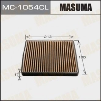 Фільтр салону AC-931 вугільний MASUMA MC1054CL