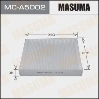 Фільтр салону AC9205 CHEVROLET/ CRUZE/ V1600V1800V2000 09- MASUMA MCA5002