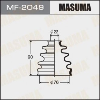 Пильовик ШРУСа зовнішнього Honda CR-V (07-12) MASUMA MF2049