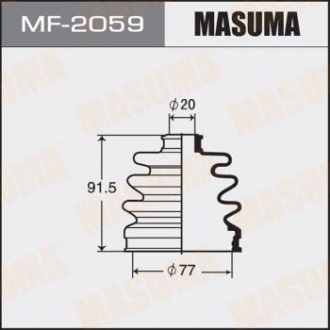 Пильовик ШРУСа зовнішнього Nissan Primera (-01) MASUMA MF2059