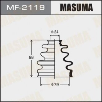 Пильовик ШРУСа зовнішнього Mazda 6 (12-)/ Toyota Corolla (00-06), Prius (00-05) MASUMA MF2119