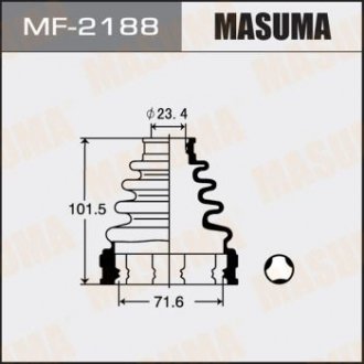 Пильник ШРУС внутрішнього Toyota Camry (01-11), Corolla (01-04), Highlander (00-07), RAV 4 (00-) MASUMA MF2188