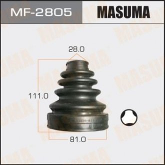 Пыльник ШРУСа внутреннего Toyota FJ Cruiser (06-09), Land Cruiser Prado (02-09) MASUMA MF2805