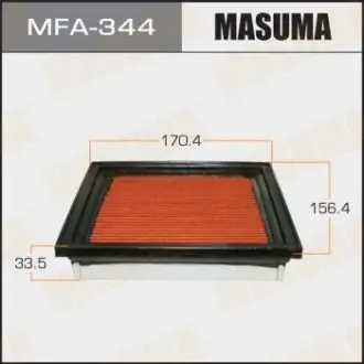 Фільтр повітряний ПросоченняNISSAN NOTE (E11, NE11) 1.6, 1.4 (06-12)/NISSAN TIIDA (MASUMA MFA344