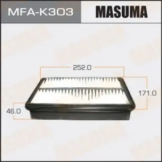 Фільтр повітря A2517 KIA/ SPORTAGE/ V2000 V2700 04- MASUMA MFAK303