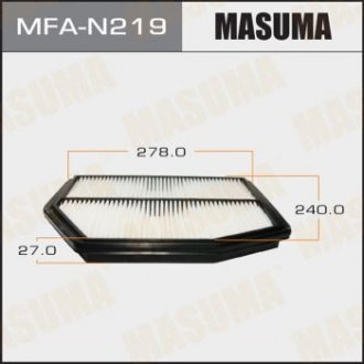 Фільтр повітряний Nissan Murano, Pathfinder/Infinity QX60 (engine QR25DE) (14-) MASUMA MFAN219