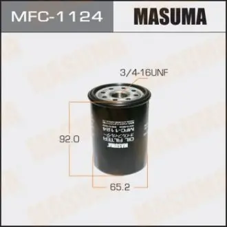 Фильтр масляный Toyota Avensis (00-08), Camry (01-14), Corolla (01-07), RAV 4 (00-16) MASUMA MFC1124