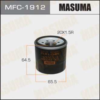 Фільтр масляний Mazda CX-30 (19), CX-5 (11), CX-9 (17-), 3, 6 (12-)/ Subaru Forester (01-), Impreza (03-), Outback (03-) MASUMA MFC1912