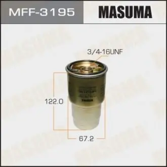 Фільтр паливний Toyota Avensis (-10), RAV4 (01-15) 2.0, 2.2D MASUMA MFF3195