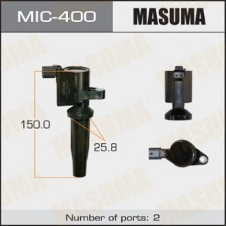 Котушка запалювання MAZDA 3/LF-DE, L3-VE, L3-DE MASUMA MIC400