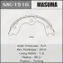 Колодка тормозная стояночного тормоза Infinity G37 (07-14), M35 (06-10), QX50 (08-15) MASUMA MK1516 (фото 1)