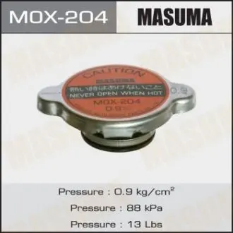 Кришка радіатора Mitsubishi/Toyota 0.9 bar MASUMA MOX204