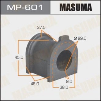 Втулка стабілізатора переднього Toyota FJ Cruiser (06-09), Land Cruiser Prado (02-09) (Кратно 2 шт) MASUMA MP601