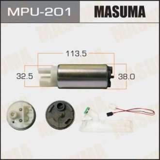 Бензонасос електричний (+сітка) Nissan/Subaru MASUMA MPU201