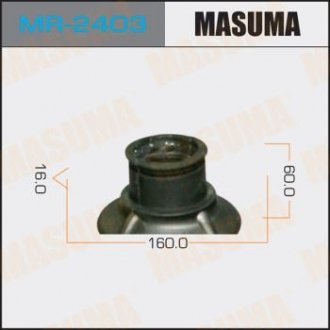 Пильовик рульової рейки (пластик) Mazda 3 (06-), 5 (05-15)/ Toyota Auris (06-), Corolla (06-), Prius (09-15) MASUMA MR2403