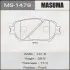 Колодка тормозная передняя MASUMA MS1479 (фото 1)