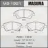 Колодка гальмівна передня Toyota Auris (08-11), Corolla (08-10) MASUMA MS1921 (фото 1)