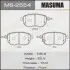 Колодка гальмівна передні Nissan Murano, Qashqai 2.5, 3.5 (07-) MASUMA MS2554 (фото 1)