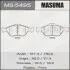 Колодки гальмівні (MS-5495) MASUMA MS5495 (фото 1)