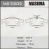 Колодка гальмівна задня Ford Focus (04-)/ Mazda 3 (03-), 5 (05-15) MASUMA MS5903 (фото 1)